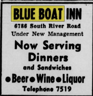 Candles (Blue Boat Inn) - Oct 1945 Blue Boat Ad (newer photo)